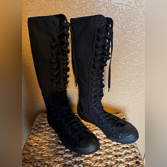 Converse Chuck Taylor All Star XXHi 7.5
Women/5.5 Men Black Knee Hi Punk Grunge - Picture 3 of 13